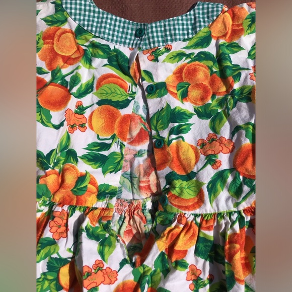 Peach pattern dress by Wee Clancy - Picture 2 of 4